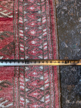 Load image into Gallery viewer, 2'11"x2'3" Antique Afghan Hand Knotted Wool Baluch Rug - 88cm x 68cm