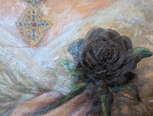Load image into Gallery viewer, Spanish Oil on Canvas Portrait in Carved Frame