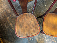 Load image into Gallery viewer, Pair of 1920's Thonet Bistro / Cafe Chairs