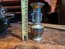 Load image into Gallery viewer, Antique Chinese Bronze Dragon Vase