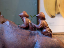 Load image into Gallery viewer, Early 20thC Chinese Carving of Buffalo and Riders