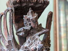 Load image into Gallery viewer, Balinese Rosewood Carving - Vishnu and Garuda