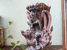 Load image into Gallery viewer, Balinese Rosewood Carving - Vishnu and Garuda