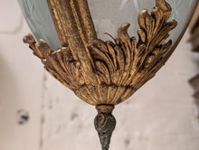 Load image into Gallery viewer, Antique French Bronze Chandelier Hall Lantern C.1910