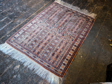 Load image into Gallery viewer, 4'8" x 3' Vintage Afghan Balouch Prayer Rug - 142 x 91