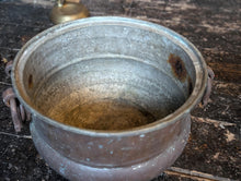 Load image into Gallery viewer, 19th.C Antique Copper Cauldron Pot Planter / Jardiniere With Paw Feet