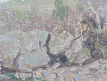 Load image into Gallery viewer, Antique Impressionist Oil Painting in Gilt Frame - River - Thomas Conn 75cm  x 65cm