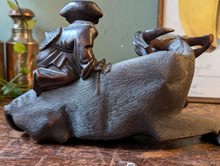 Load image into Gallery viewer, Early 20thC Chinese Carving of Buffalo and Rider