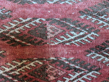 Load image into Gallery viewer, 2'11"x2'3" Antique Afghan Hand Knotted Wool Baluch Rug - 88cm x 68cm