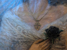 Load image into Gallery viewer, Spanish Oil on Canvas Portrait in Carved Frame
