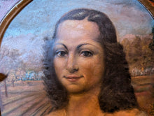 Load image into Gallery viewer, Spanish Oil on Canvas Portrait in Carved Frame