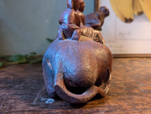 Load image into Gallery viewer, Early 20thC Chinese Carving of Buffalo and Riders