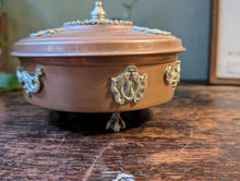 Load image into Gallery viewer, Vintage Tibetan Copper Lidded Bowl