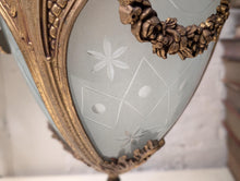 Load image into Gallery viewer, Antique French Bronze Chandelier Hall Lantern C.1910
