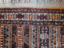 Load image into Gallery viewer, 4'8" x 3' Vintage Afghan Balouch Prayer Rug - 142 x 91