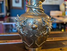 Load image into Gallery viewer, Large Early 20th.C Brass Chinese Dragon Vase