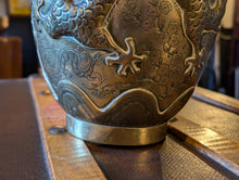 Load image into Gallery viewer, Large Early 20th.C Brass Chinese Dragon Vase