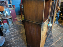 Load image into Gallery viewer, 1920's Art Deco Burr Walnut Display Cabinet