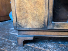Load image into Gallery viewer, 1920's Art Deco Burr Walnut Display Cabinet