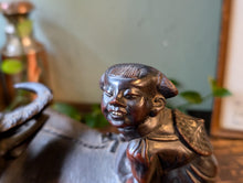Load image into Gallery viewer, Early 20thC Chinese Carving of Buffalo and Rider