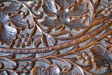 Load image into Gallery viewer, Antique Rosewood Burmese Carved Folding Table