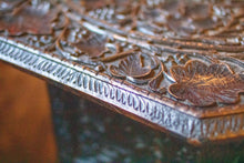 Load image into Gallery viewer, Antique Rosewood Burmese Carved Folding Table