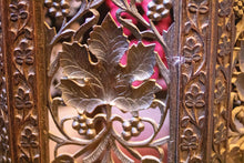 Load image into Gallery viewer, Antique Rosewood Burmese Carved Folding Table