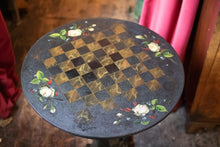 Load image into Gallery viewer, 19th.C Victorian Tilt Top Lacquered Games Table