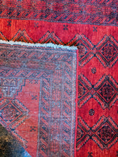 Load image into Gallery viewer, 5'7" x 3'3" Afghan Hand Knotted Wool Baluch Rug -170cm x 90cm