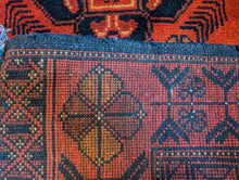 Load image into Gallery viewer, 5'8" x 3'4" Afghan Hand Knotted Wool Baluch Rug -172cm x 103cm