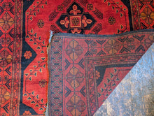 Load image into Gallery viewer, 5'8" x 3'4" Afghan Hand Knotted Wool Baluch Rug -172cm x 103cm