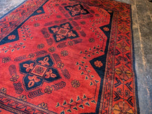Load image into Gallery viewer, 5'8" x 3'4" Afghan Hand Knotted Wool Baluch Rug -172cm x 103cm