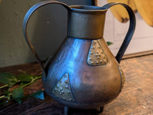 Load image into Gallery viewer, Arts & Crafts Copper and Brass Vase