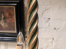 Load image into Gallery viewer, Antique Italian Carved and Gilt Painted 6-Light Wooden Chandelier