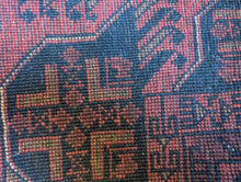 Load image into Gallery viewer, 5' x 3'4" Afghan Hand Knotted Wool Baluch Rug -152cm x 101cm