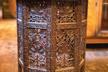Load image into Gallery viewer, Antique Rosewood Burmese Carved Folding Table