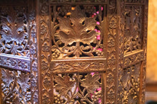 Load image into Gallery viewer, Antique Rosewood Burmese Carved Folding Table