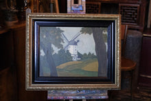 Load image into Gallery viewer, 1937 Dutch Oil Painting - Landscape With Windmill - Mackel - 52 x 37cm