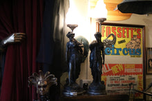 Load image into Gallery viewer, Pair of C.1910 Art Nouveau Torchiere Table Lamps