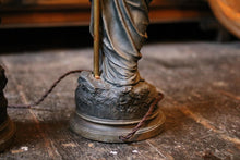 Load image into Gallery viewer, Pair of C.1910 Art Nouveau Torchiere Table Lamps