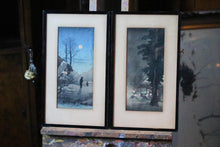 Load image into Gallery viewer, Pair of Hiroaki Takahashi - Original 1930's Ukiyo-e Japanese Woodblock Prints