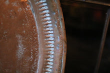 Load image into Gallery viewer, Antique Middle Eastern Engraved Copper Charger / Tray