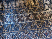Load image into Gallery viewer, 6'5" x 3'7" - Baluch Afghan Tribal Hand Knotted Wool Rug - 195 x 109cm