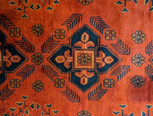 Load image into Gallery viewer, 5'8" x 3'4" Afghan Hand Knotted Wool Baluch Rug -172cm x 103cm