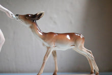 Load image into Gallery viewer, Art Deco C.1930 Katzhutte Figurine Nude Girl Feeding Deer