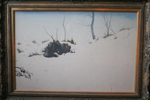 Load image into Gallery viewer, Antique Robert Burns HRSA RSW (1869-1941) Watercolour Winter Landscape - 36.5" x 26.5"