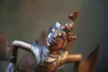 Load image into Gallery viewer, Antique C.1910 Brass Thai Thephanom Statue