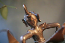 Load image into Gallery viewer, Antique C.1910 Brass Thai Thephanom Statue