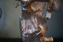 Load image into Gallery viewer, Antique C.1910 Brass Thai Thephanom Statue