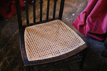 Load image into Gallery viewer, Antique William Morris Style Bergere Ebonised Chair